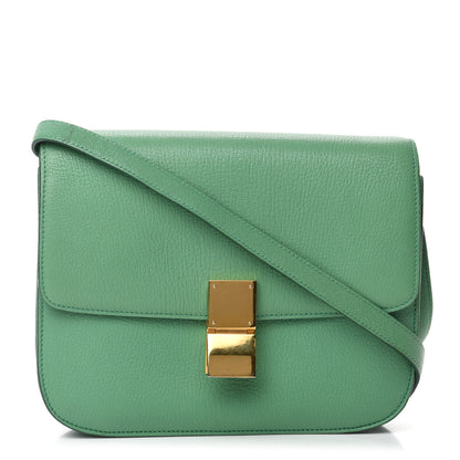 Celine Goatskin Medium Classic Box Flap Bag Palm 1 of 11