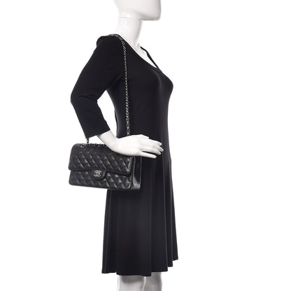 Chanel Caviar Quilted Medium Double Flap Black 2 of 10