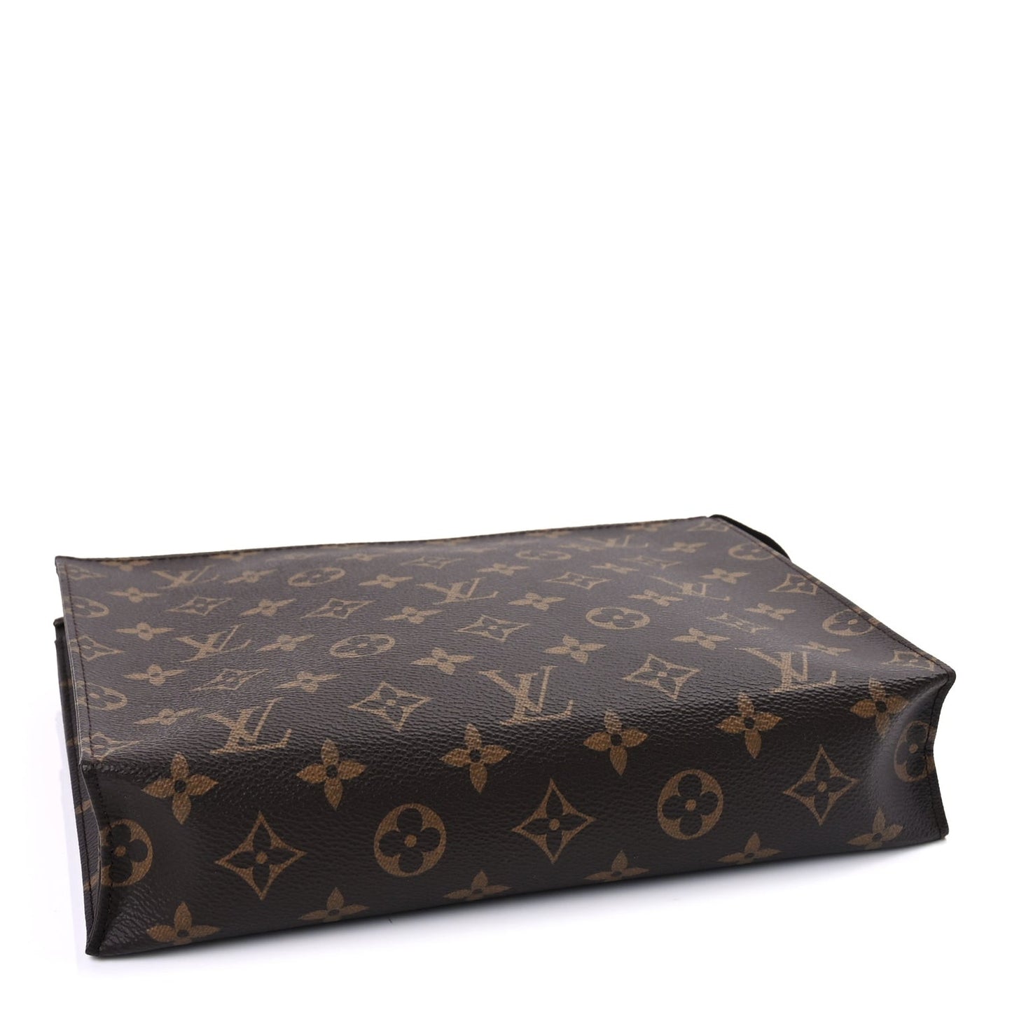 Monogram Toiletry Pouch 26 Brown