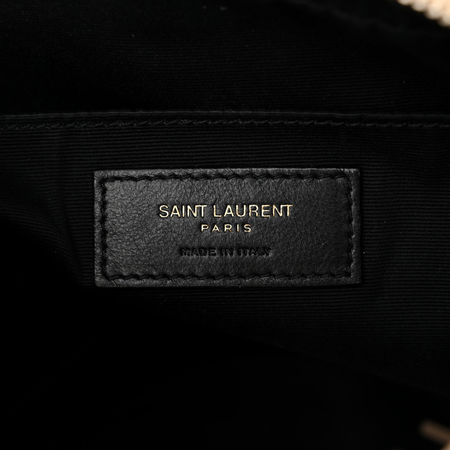 Saint Laurent Calfskin Matelasse Monogram Lou Camera Bag Dark Beige 6 of 16