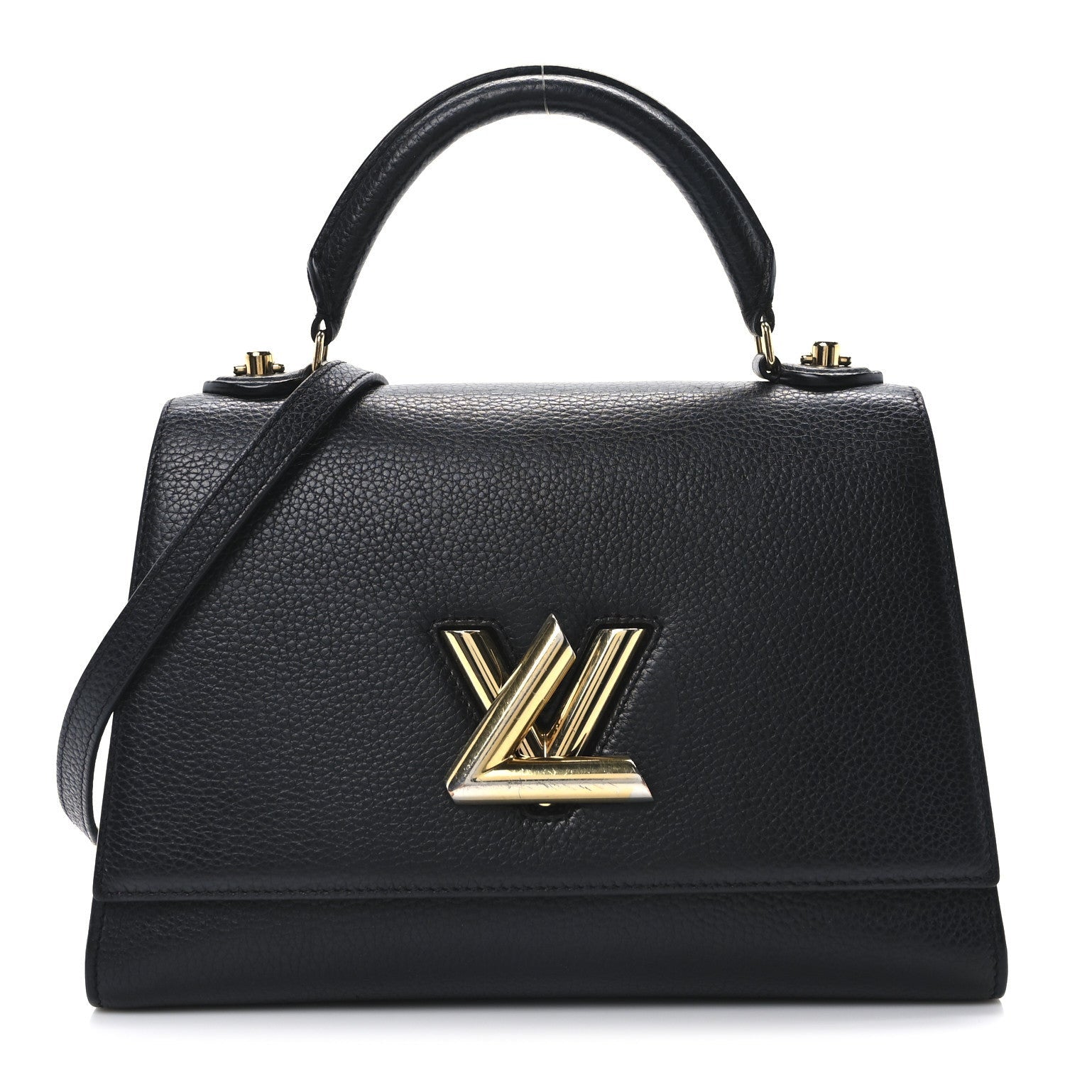 Louis Vuitton Taurillon Twist One Handle MM Black 1 of 7