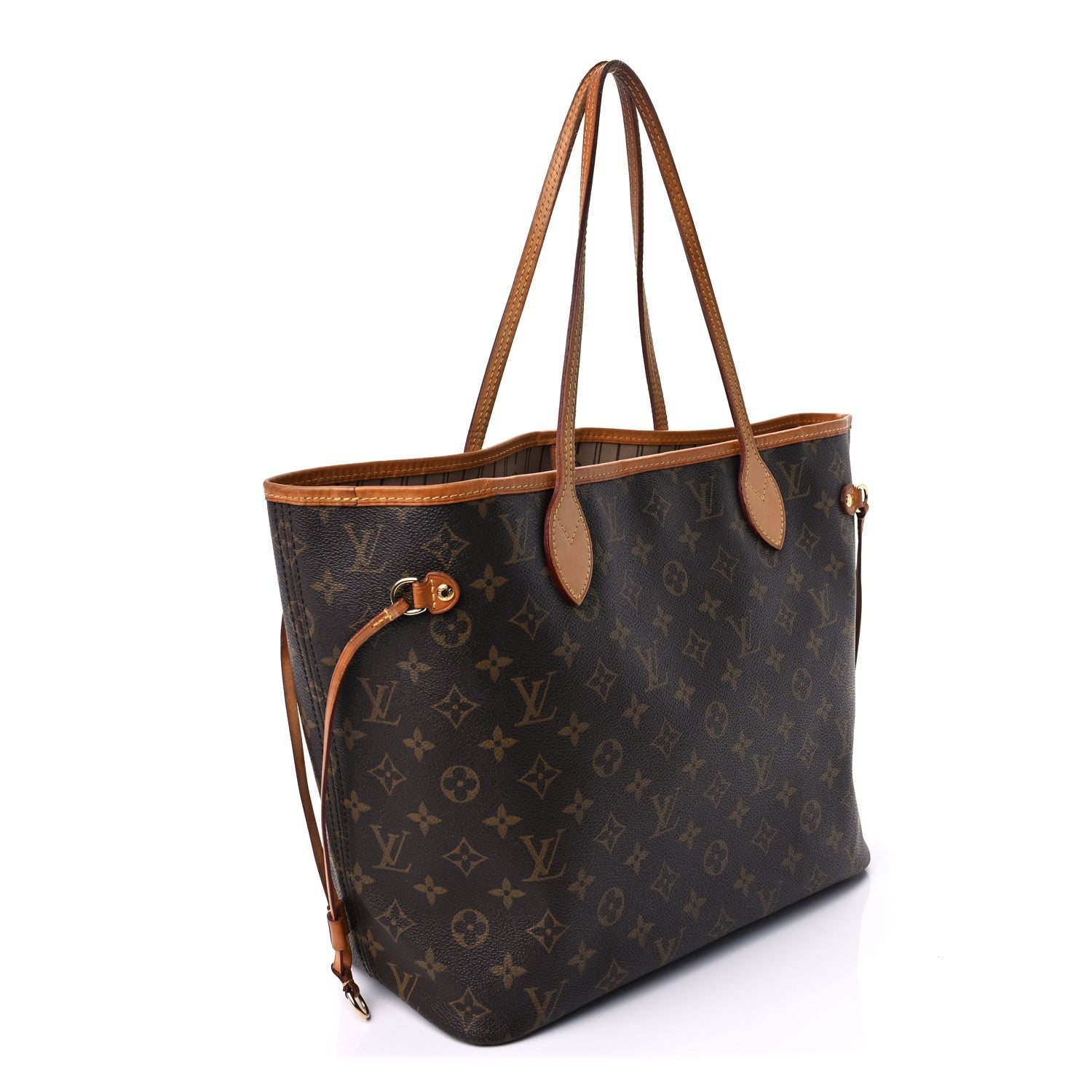 Louis Vuitton Monogram Neverfull MM Brown 2 of 8