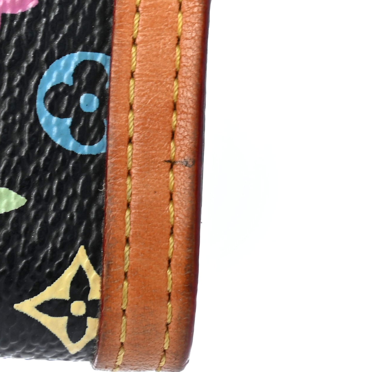Monogram Multicolor Small Ring Agenda Cover Black