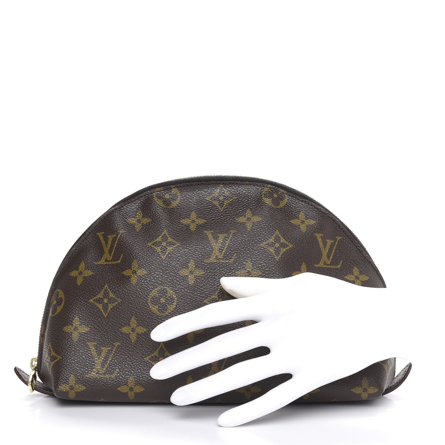 Louis Vuitton Monogram Trousse Demi Ronde 2 of 8