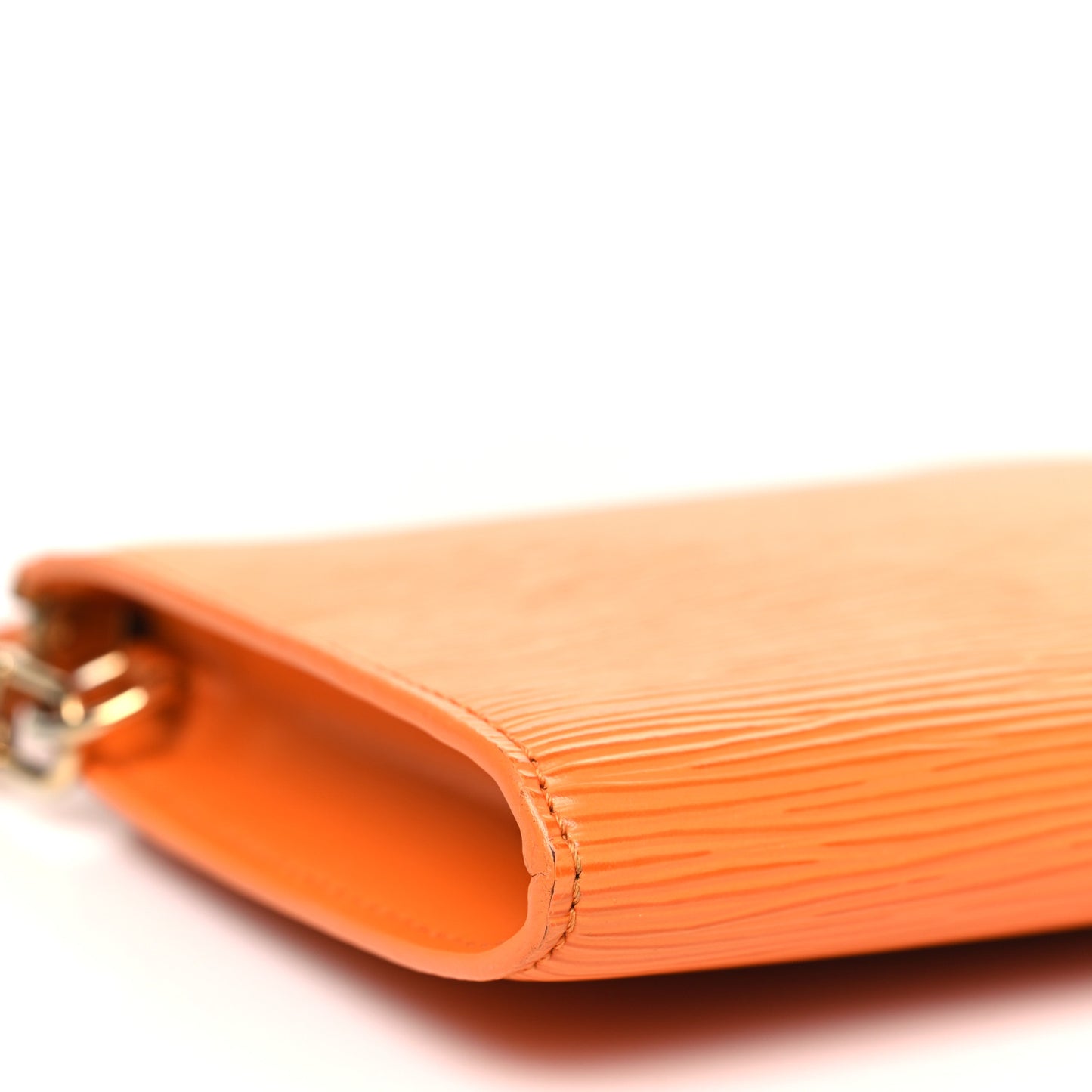 Epi Pochette Accessories 24 Mandarin