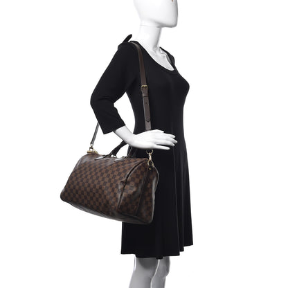 Louis Vuitton Damier Ebene Speedy Bandouliere 35 2 of 14