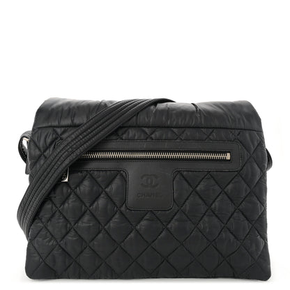 Chanel Nylon Coco Cocoon Messenger Bag Black 1 of 12