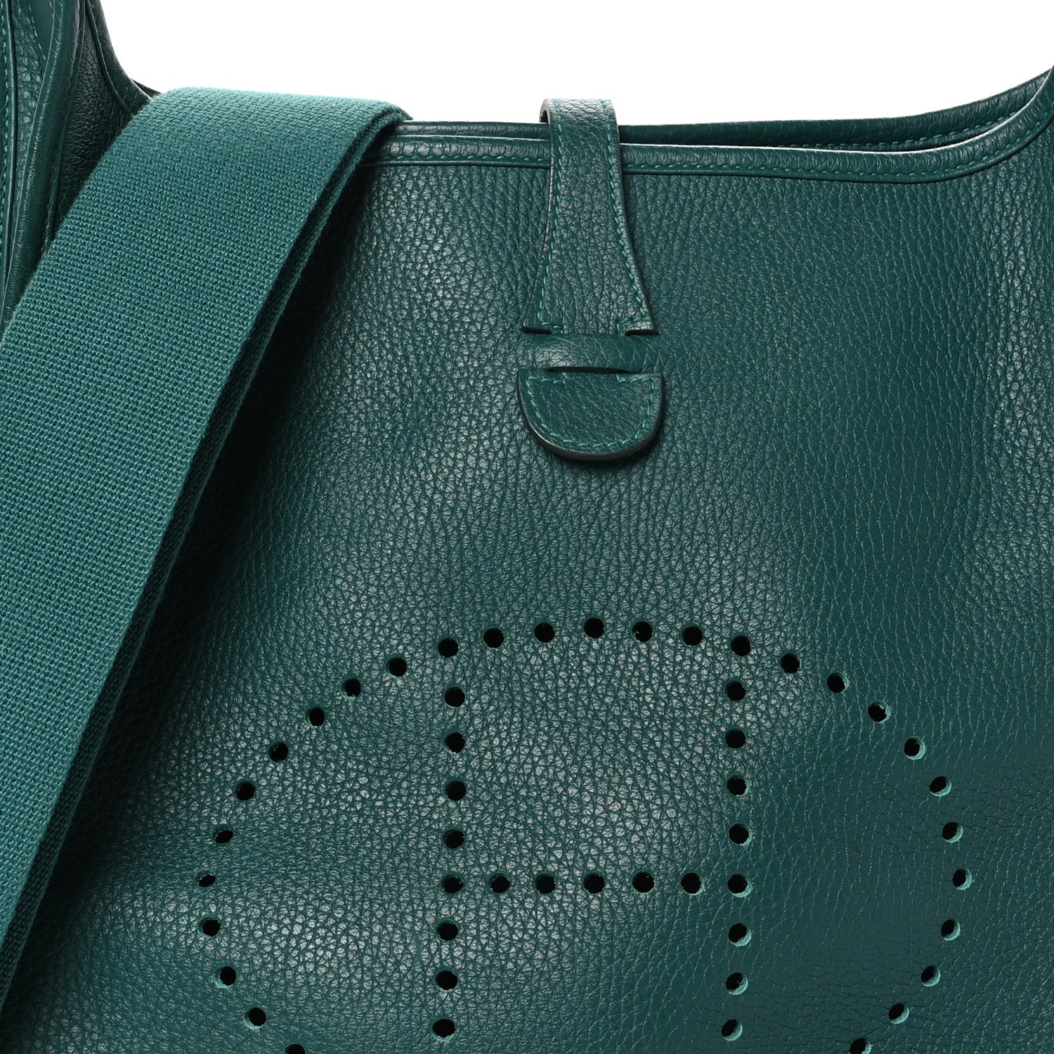 Hermes Taurillon Clemence Evelyne III PM Malachite 8 of 10