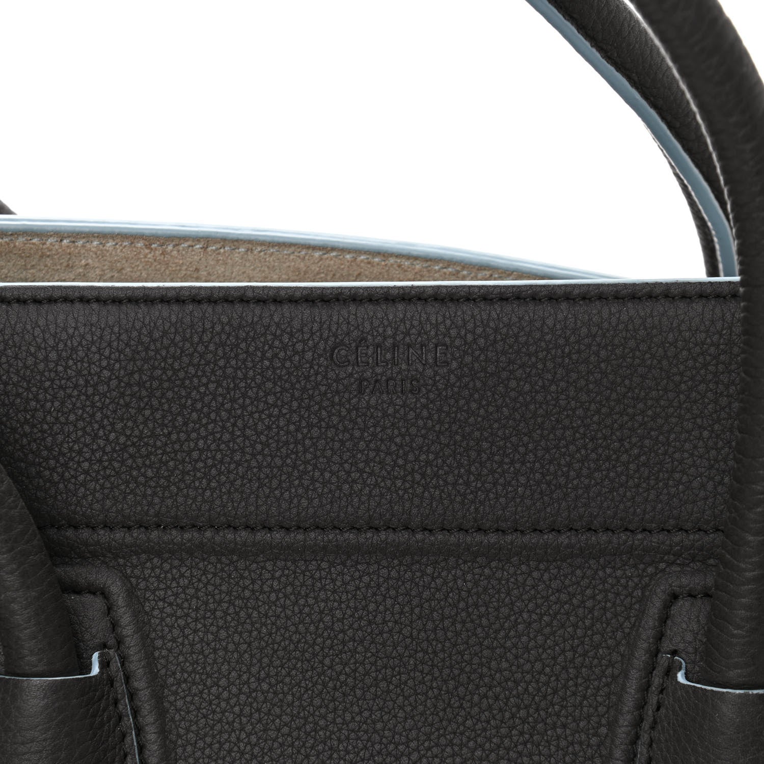 Celine Baby Grained Calfskin Medium Phantom Luggage Anthracite 6 of 17