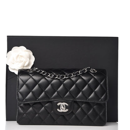 Chanel Caviar Quilted Small Double Flap Black 9 of 9
