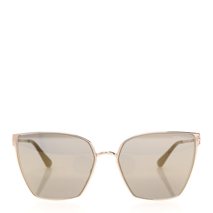 Tom Ford Helena Sunglasses TF653 Gold Tortoise 2 of 7
