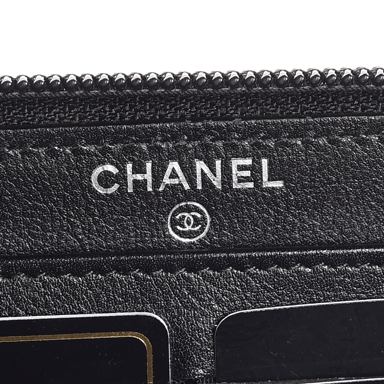 Chanel Caviar Large Timeless CC Zip Around Wallet Black 6 of 8