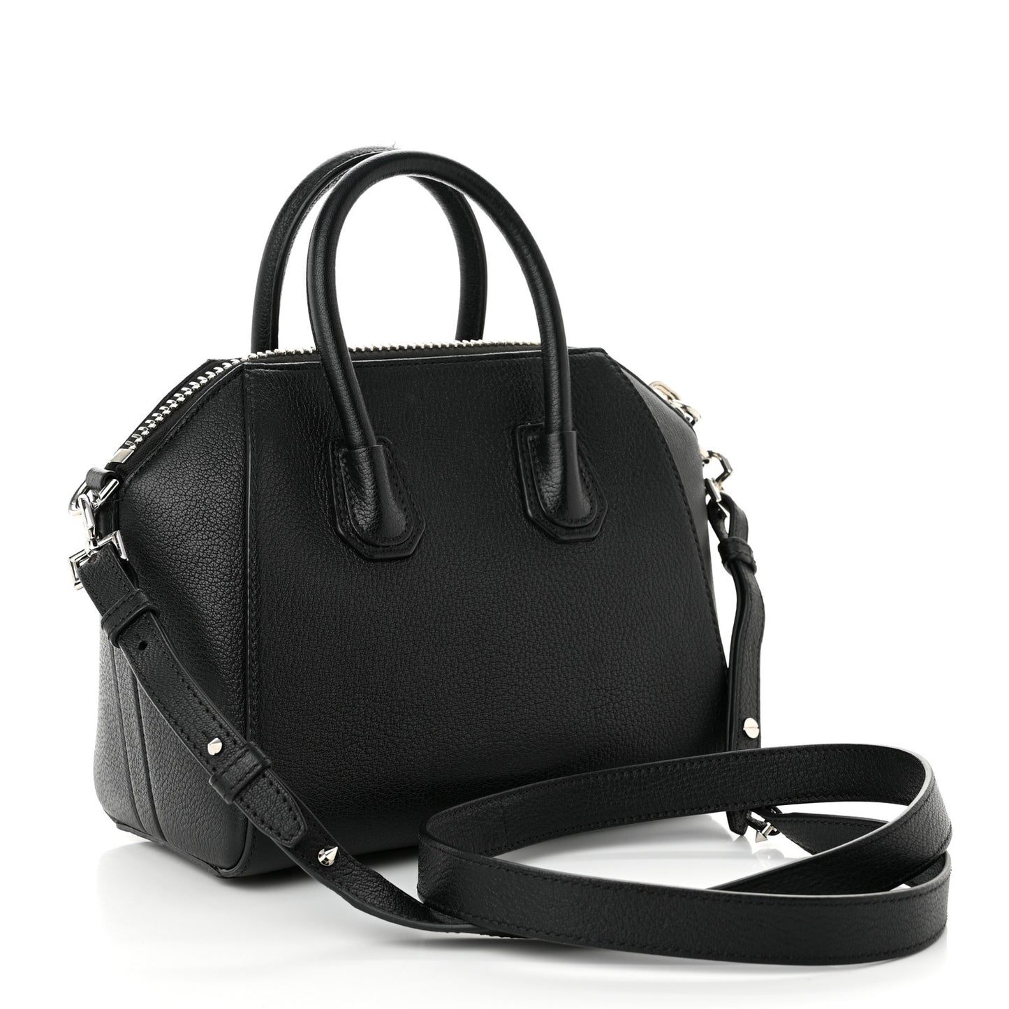 Sugar Goatskin Mini Antigona Black