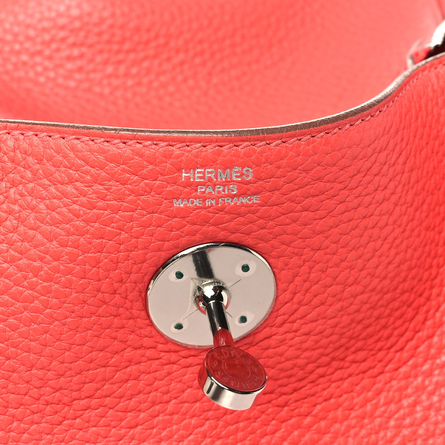Hermes Taurillon Clemence Lindy 26 Rose Jaipur 6 of 10