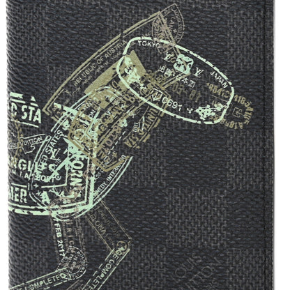 Louis Vuitton Damier Graphite Stamps Pocket Organizer NM 7 of 7