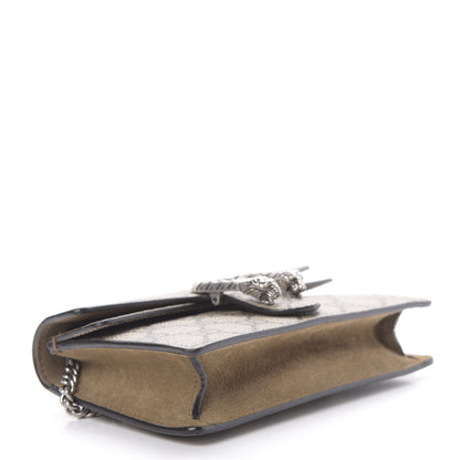 Gucci GG Supreme Monogram Super Mini Dionysus Shoulder Bag Taupe 4 of 11
