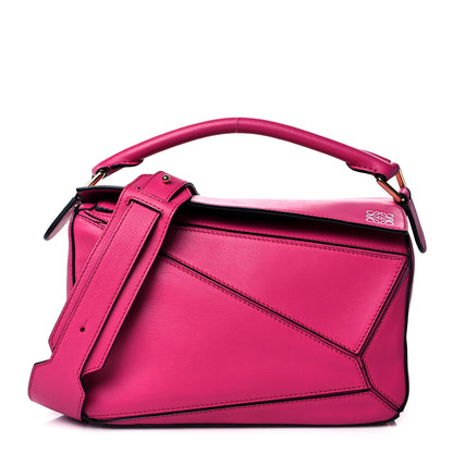 Loewe Calfskin Small Puzzle Bag Fuchsia 1 of 10