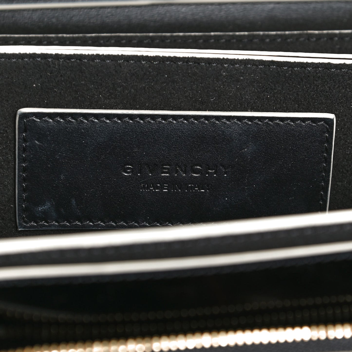 Spazzolato Small GV3 Shoulder Bag Black