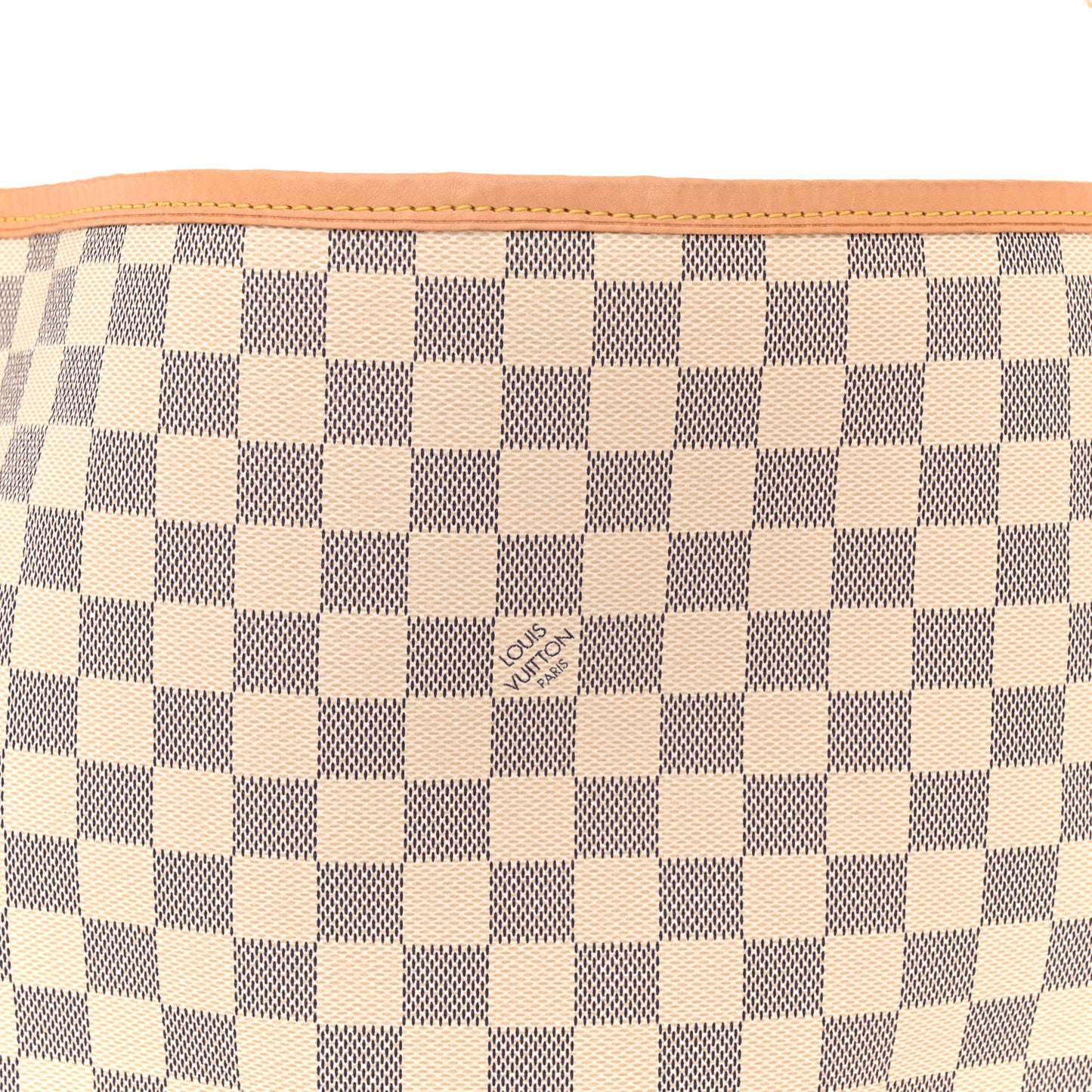 Damier Azur Delightful MM Rose Ballerine