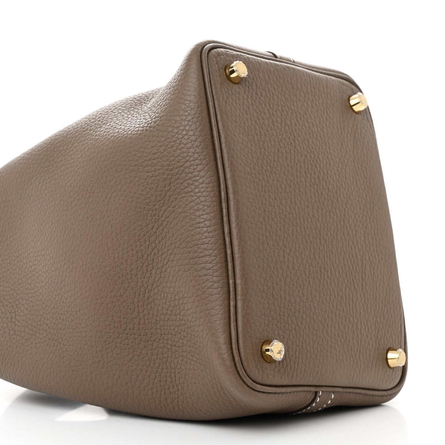 Taurillon Clemence Picotin Lock 18 PM Etoupe