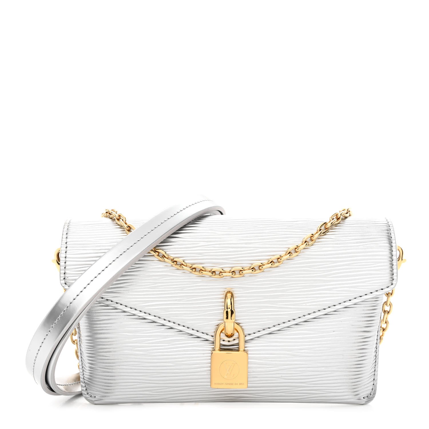 Louis Vuitton Epi Padlock On Strap Silver 1 of 9