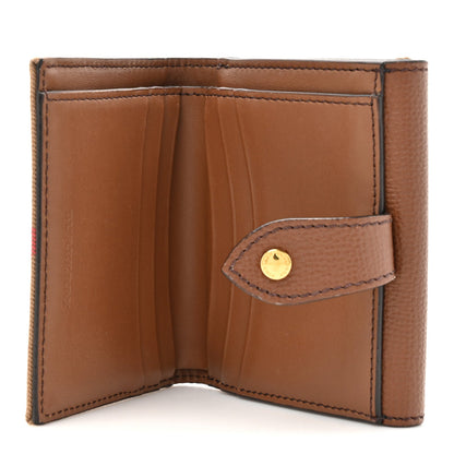 Burberry House Check Luna French Wallet Brown 5 of 7