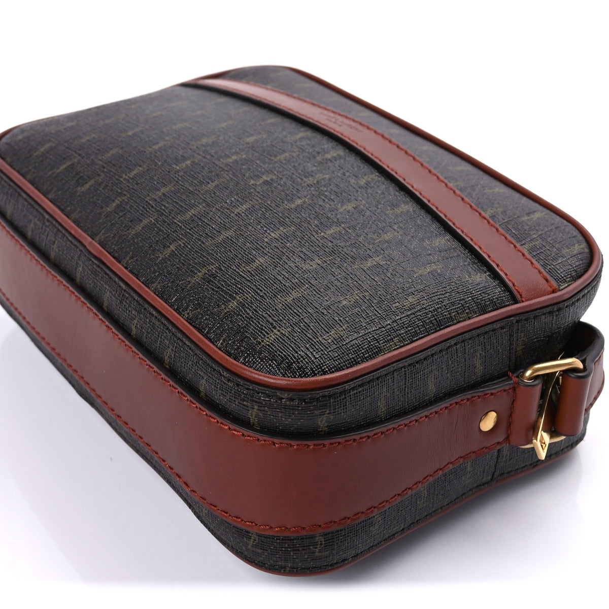 Saint Laurent Canvas Smooth Calfskin Le Monogramme Camera Bag Chestnut 8 of 8