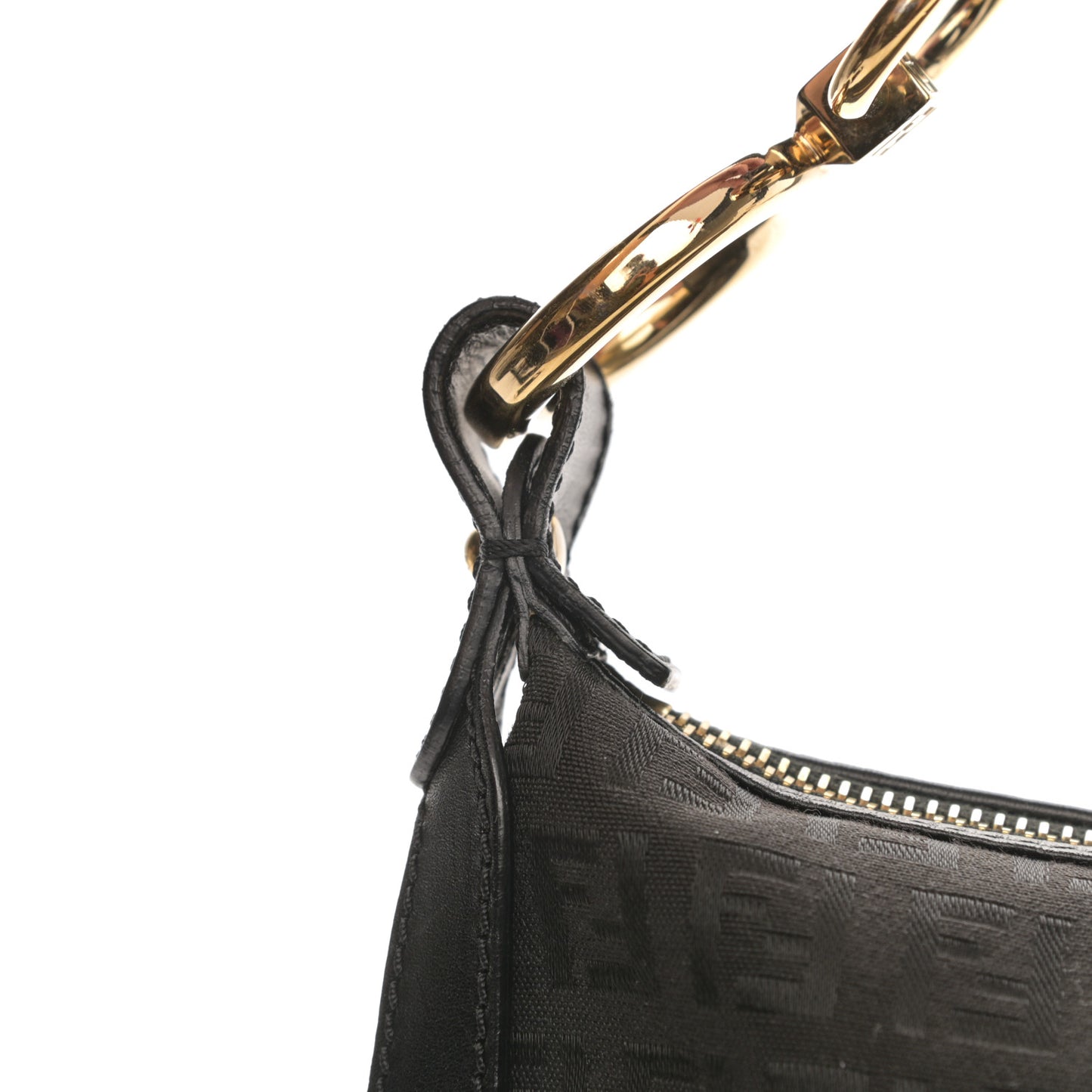 Zucchino Cuoio Chef Pocket Shoulder Bag Black