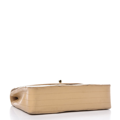 Chanel Lambskin Quilted Medium Single Flap Beige 5 of 14