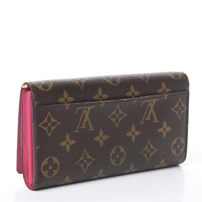 Louis Vuitton Monogram 2015 Christmas Animation Sarah Wallet Hibiscus 2 of 5