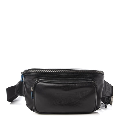 Saint Laurent Lambskin Subway Belt Bag Black 1 of 9