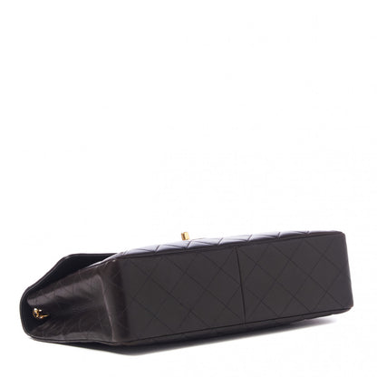 Chanel Lambskin Quilted Jumbo Single Flap Black 4 of 10