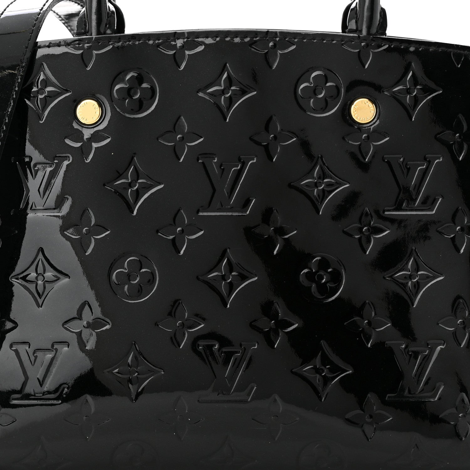 Louis Vuitton Vernis Montaigne BB Black 9 of 13
