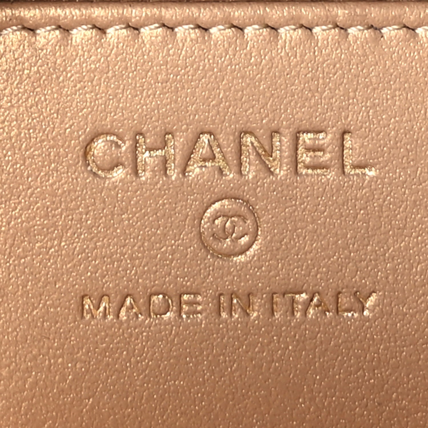 Chanel Lambskin Quilted Mini Golden Plate Clutch With Chain  Black 6 of 9