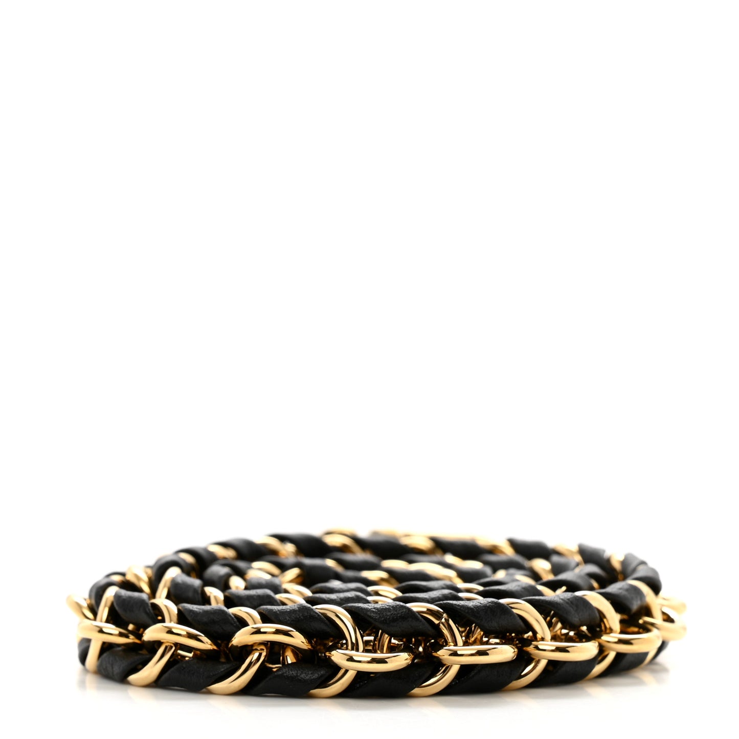 Calfskin Multi Pochette Chain Shoulder Strap Black Gold