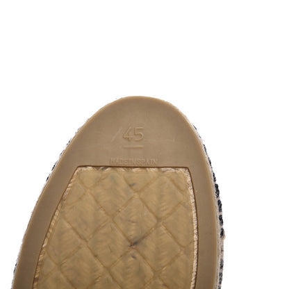 Chanel Toile Striped Espadrilles 45 Beige 8 of 11