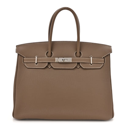 Hermes Togo Birkin 35 Etoupe 1 of 13