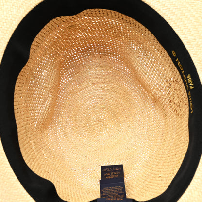 Louis Vuitton Raffia Panama Fedora M Natural 7 of 8