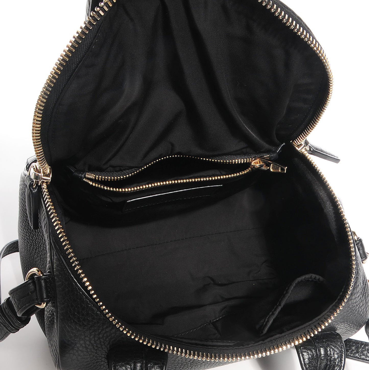 Pebbled Lambskin Rockie Black w Pale Gold Hardware