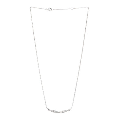 Cartier 18K White Gold Entrelaces Necklace 3 of 4
