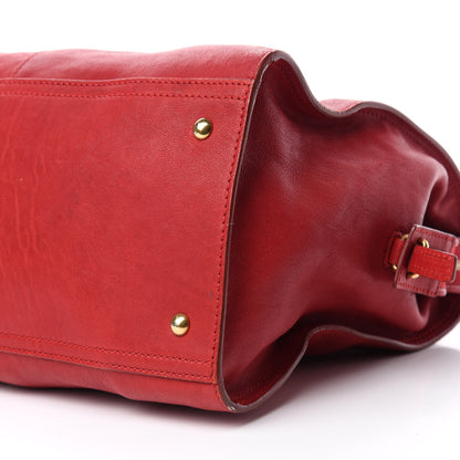 Saint Laurent Sheepskin Large Cabas ChYc Red 7 of 12