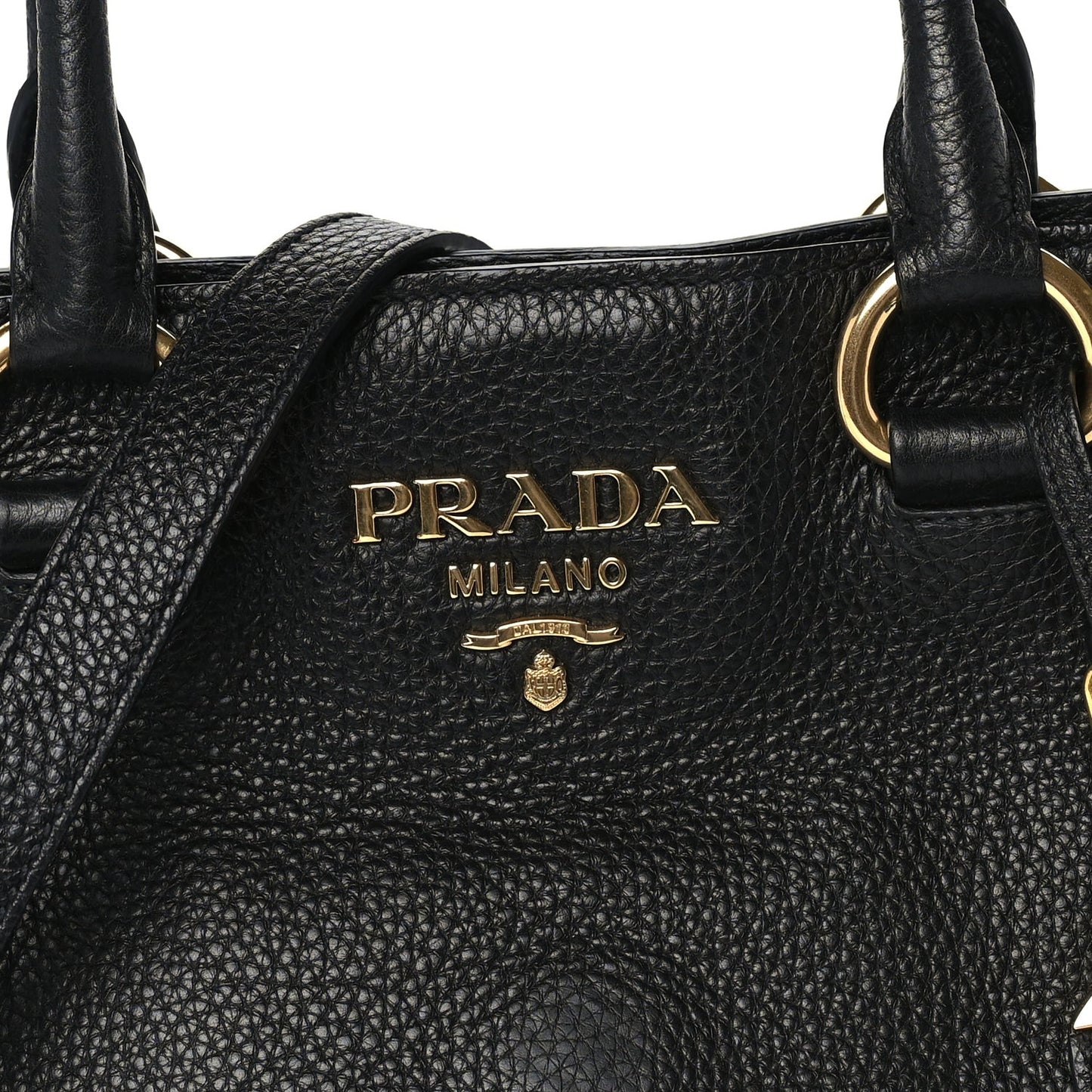 Vitello Daino Tote Nero Black