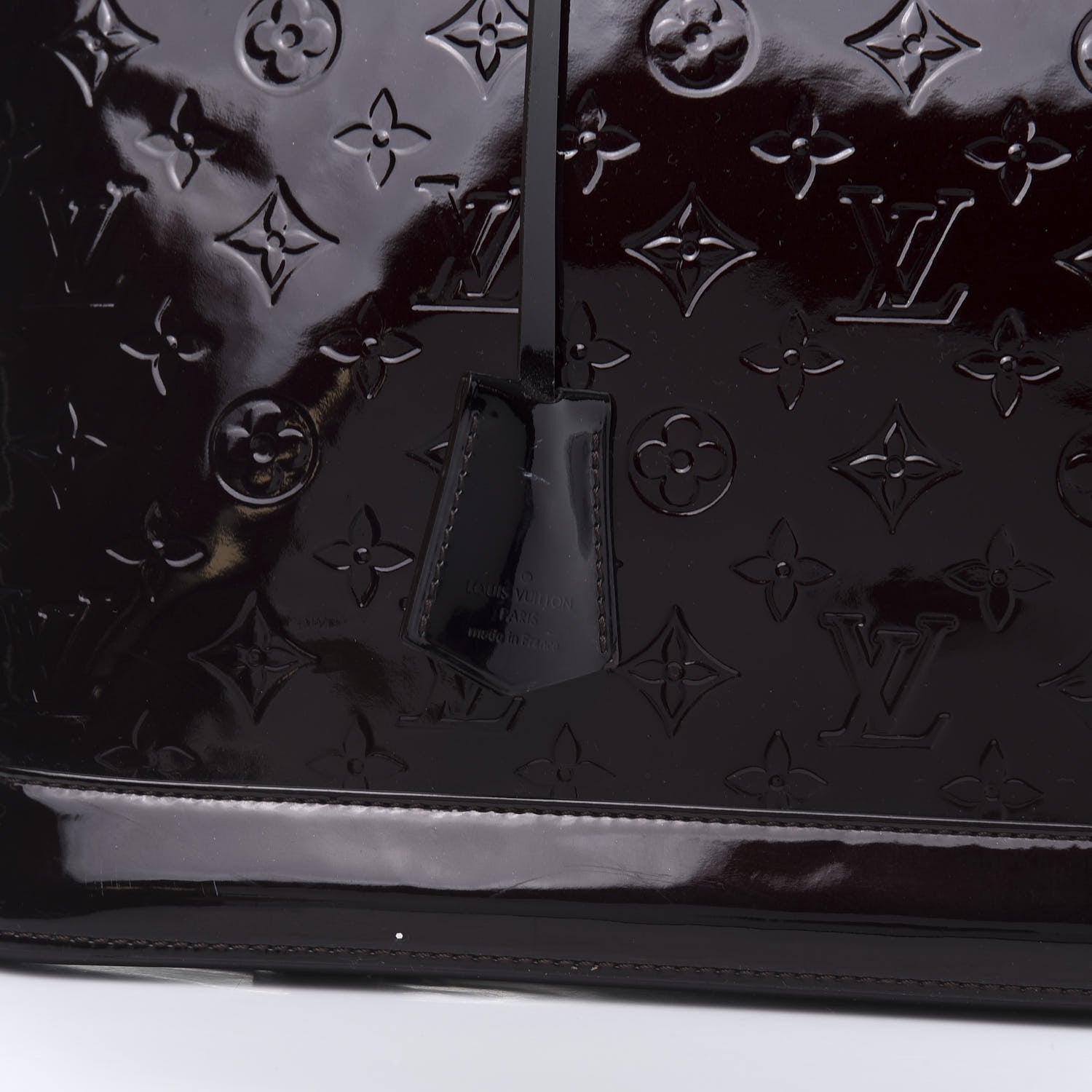 Louis Vuitton Vernis Alma GM Amarante 11 of 16