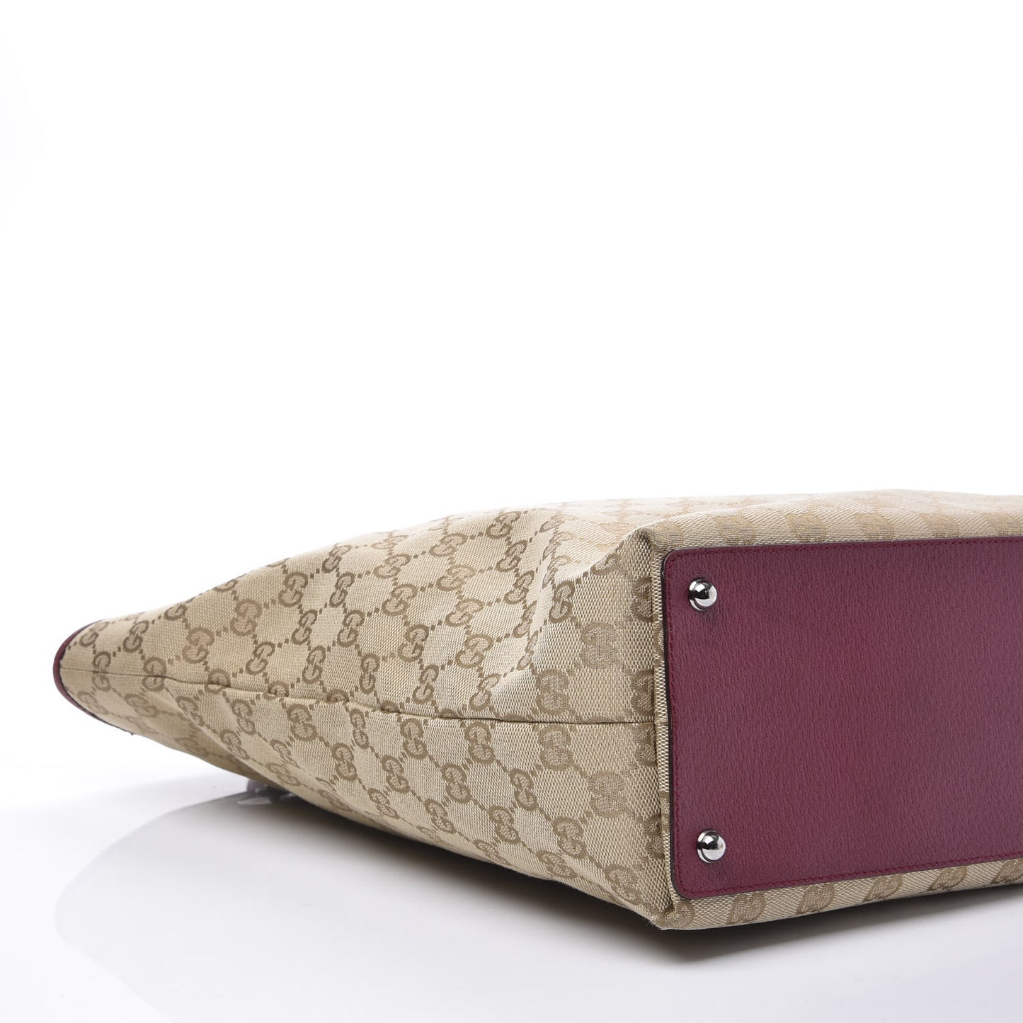 Monogram Large Eclipse Tote Beige Red