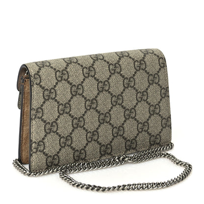 Gucci GG Supreme Monogram Super Mini Dionysus Shoulder Bag Taupe 2 of 8