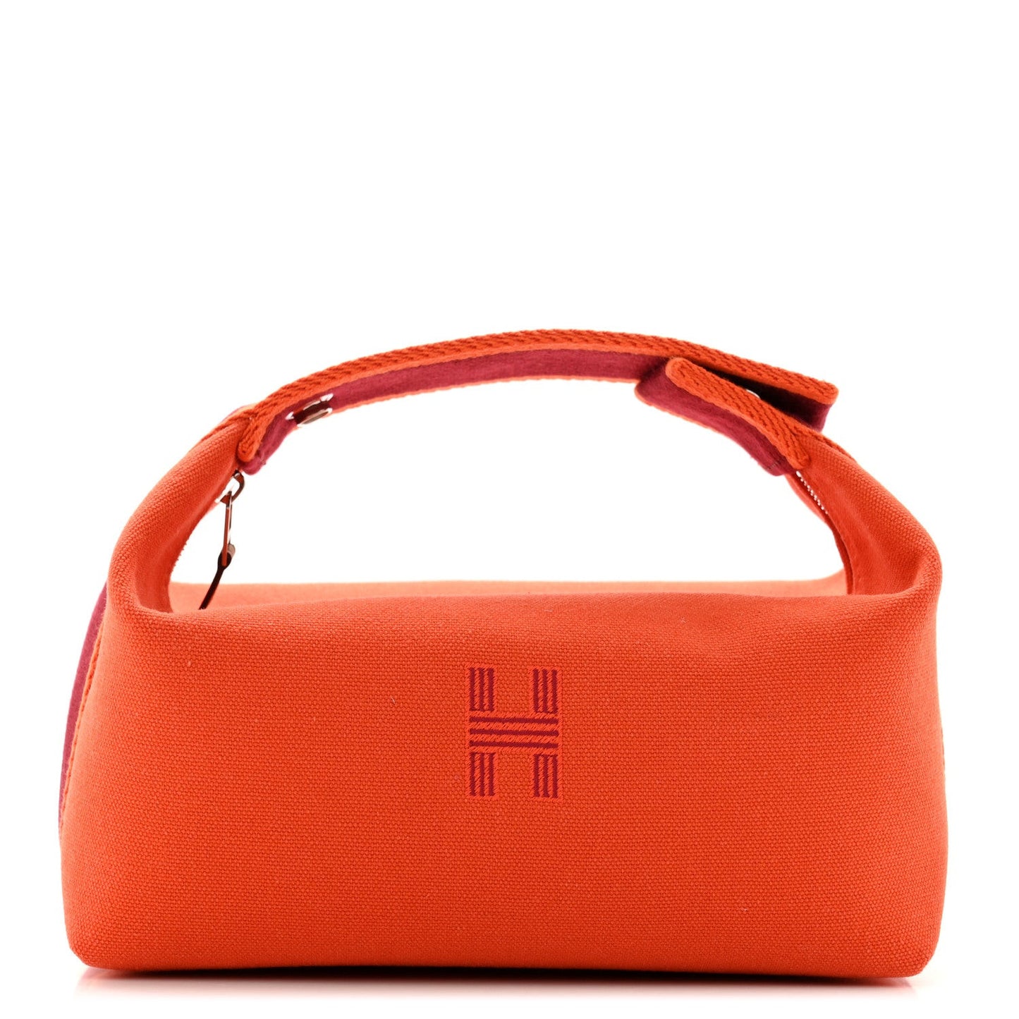 Canvas Small Bride-A-Brac Pouch Orange Burgundy