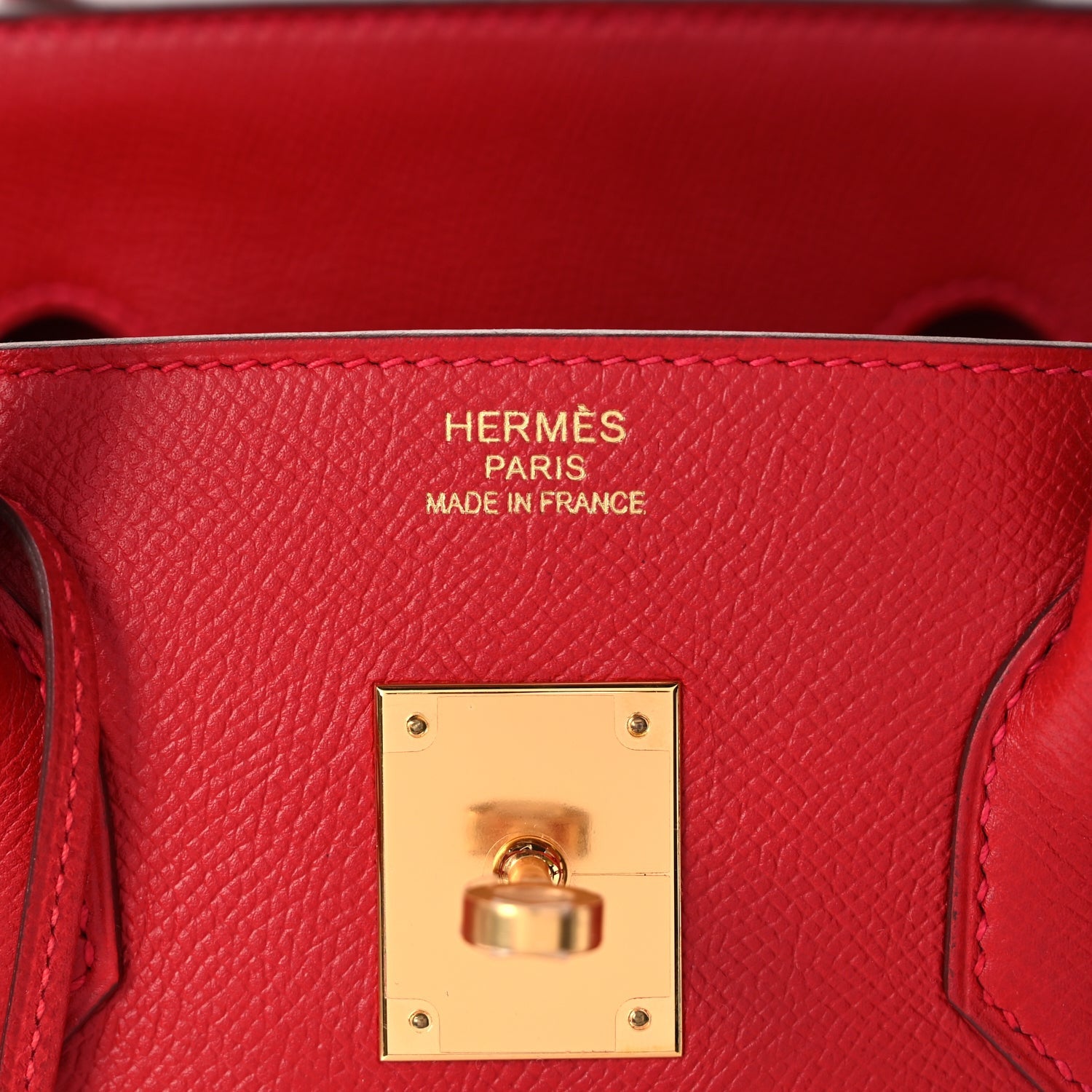 Hermes Epsom Birkin 35  Rouge Casaque 5 of 10