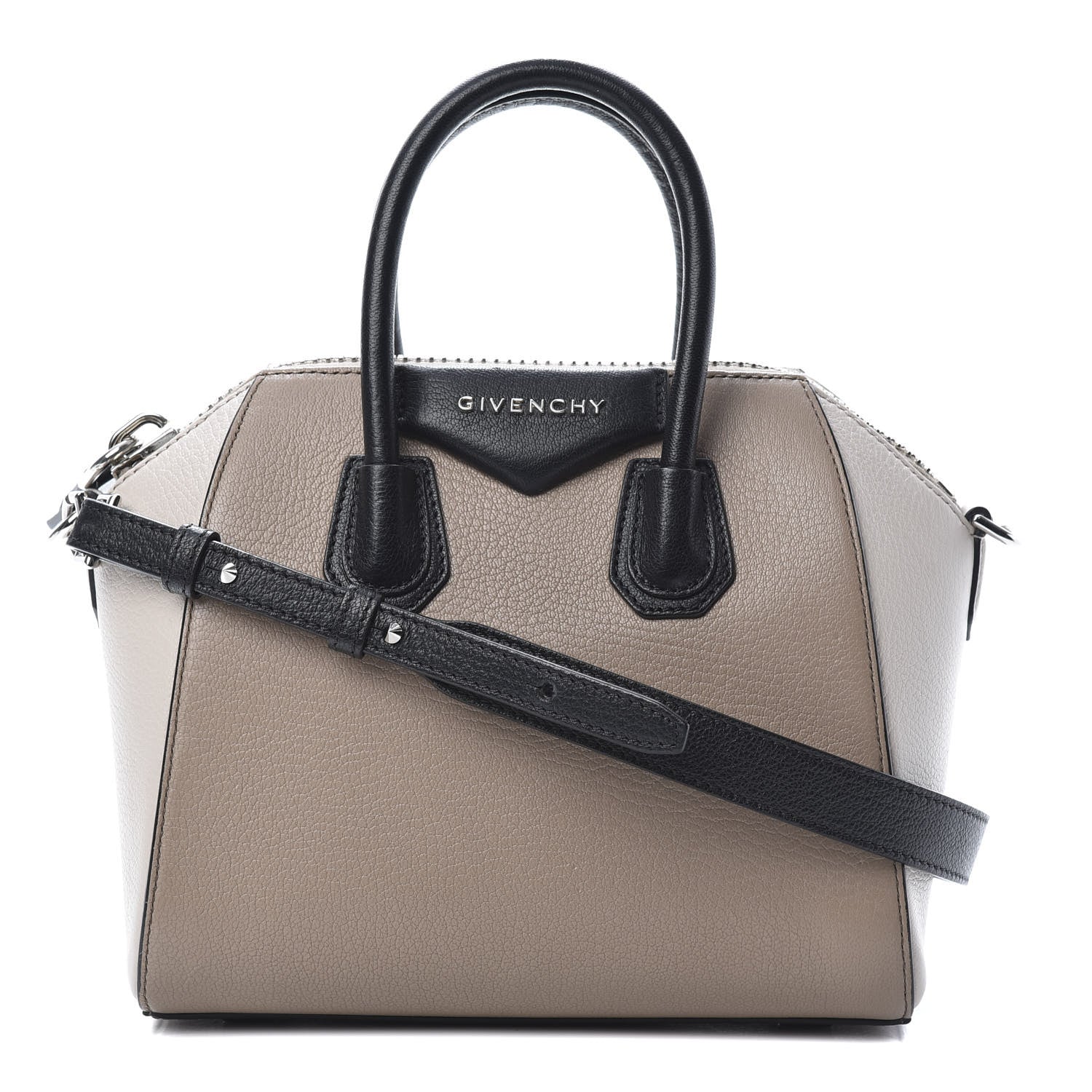 Givenchy Sugar Goatskin Mini Tri-Color Antigona Linen 1 of 10