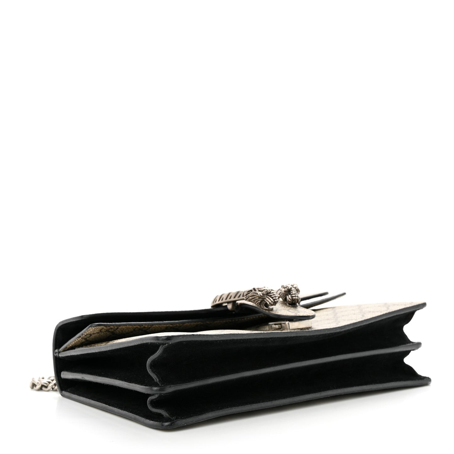 GG Supreme Monogram Small Dionysus Shoulder Bag Black