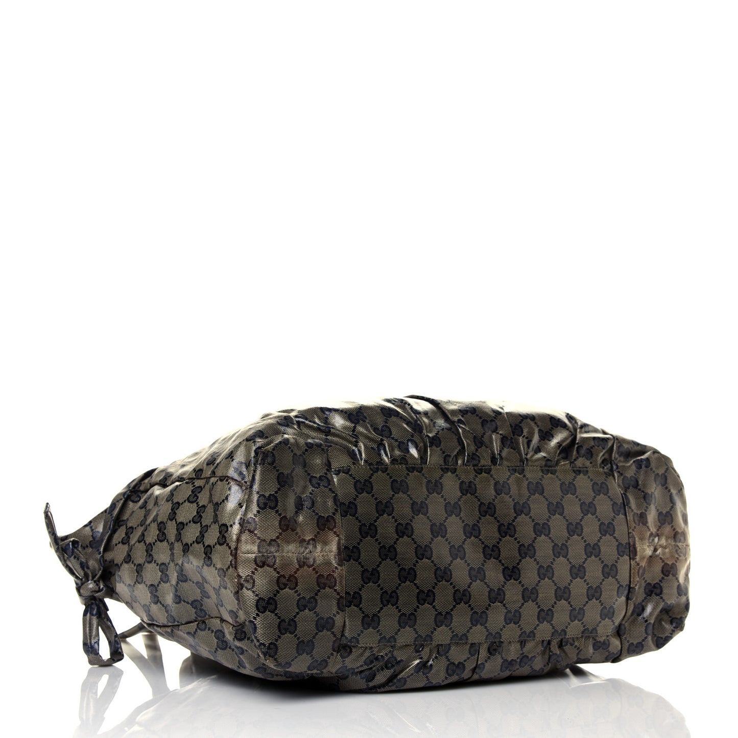 Crystal Monogram Hysteria Tote Navy Blue